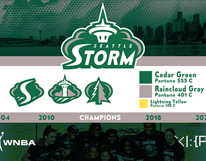 Seattle Storm Logo Cleanup / Concept (Oct 2020)