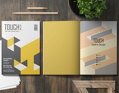 Magazine Cover- Touch Sanat Tasarım Dergi Tasarımı