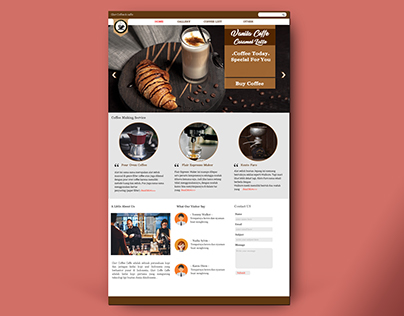 Coffe Shop Website