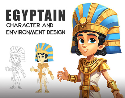 Egyptain Character And Environment Design