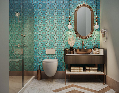 Bathroom design in Ortakoy