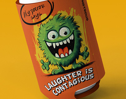 Monstrous Can Koozie