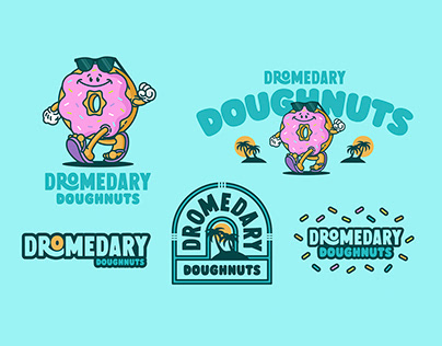 Dromedary Doughnuts Brand Identity Design