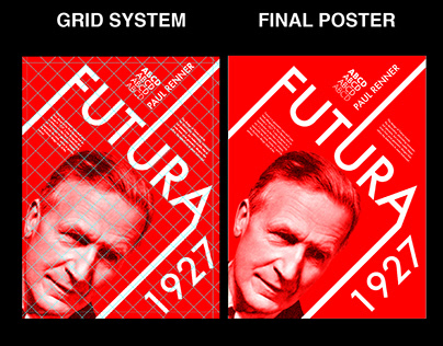 SWISS STYLE POSTER DESIGN WITH GRIDS SYSTEMS