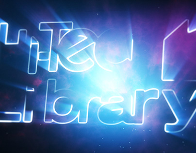 Motion graphics video for hi-tech library