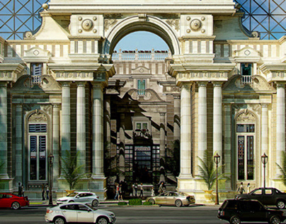Neoclassical Roman Office Building