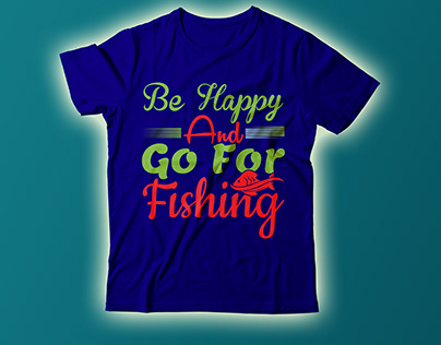 Fishing T-shirt Design.