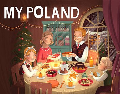 Children's illustrated book "My Poland"