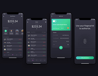 Financial Mobile Wallet App