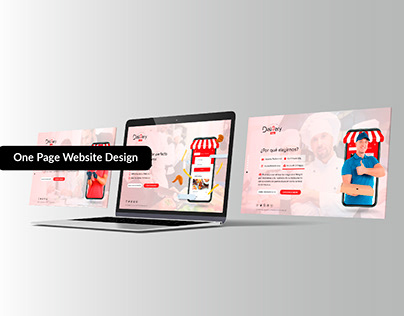 Mockup One Page Website
