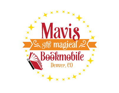 Mavis The Magical Bookmobile Logo