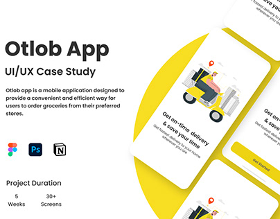 UX/UI Case Study - Otlob App