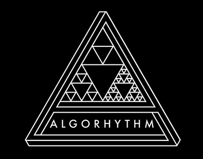 Logo and artwork for ALGORHYTHM