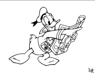 Dibujos Para Colorear Pato Donald