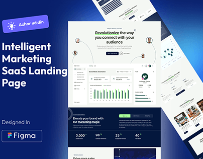 SaaS Landing Page for Intelligent Marketing
