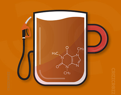 Illustration Of Caffeine