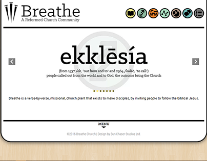 Breathe Worship Center - website
