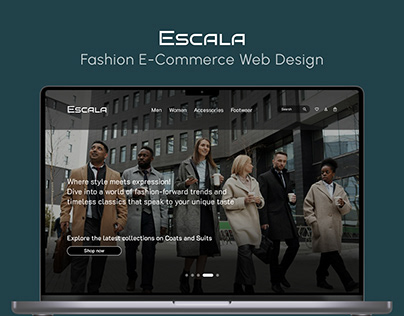 Project thumbnail - ESCALA - Fashion E-commerce Web Design