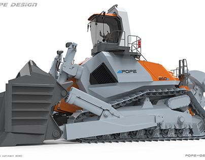 210 ton electric bulldozer concept