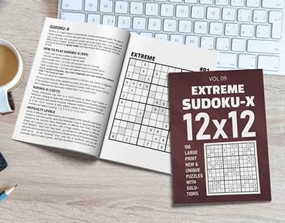 Extreme 12x12 Sudoku X Puzzles With Solutions Vol 09