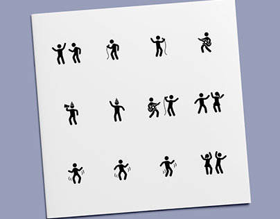 Stick Figure - Party Icons