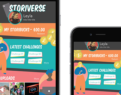 Storiverse - App and illustration designs