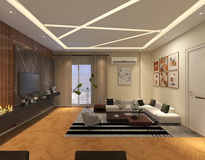 Interior design for Living Room Eng: Abdullah Mahmoud