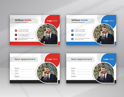Corporate Business Appoinment Card Design Template