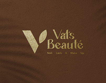 Logo and Visual Branding Val's Beaute (beauty salon)