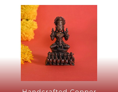 Handcrafted Copper Deity Statues