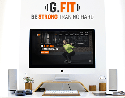 G.FIT Fitness GYM Simple Website Landing Page