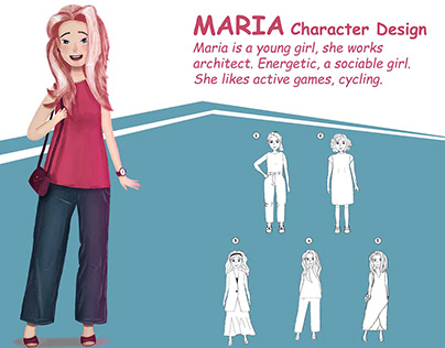 Characters design/young specialist architect