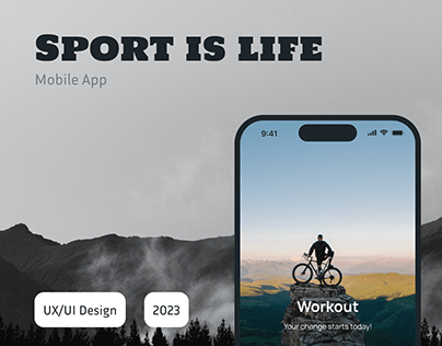 Sport is Life - Sport App | UX/UI Design