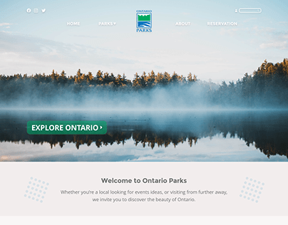 Redesigned Ontario Parks Website (Prototype)