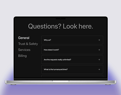 Daily UI Day 092: FAQs