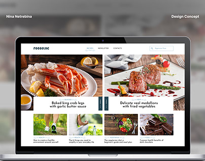 Concept Design Site | Food Blog