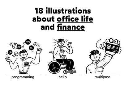 TOM : 18 illustrations about office life and finance
