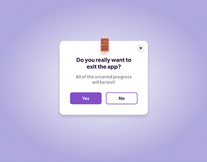 Daily Ui Challenge #9 - A confirmation popup