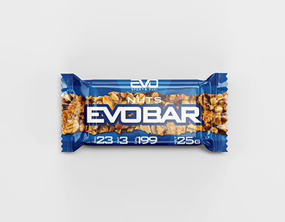 packaging design for a delicious protein bar