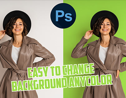 How to change Background color in photoshop