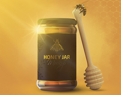 Honey jar product design