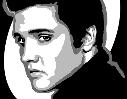 Elvis Stencil Design
