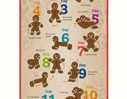 12 Days of Fitness graphic