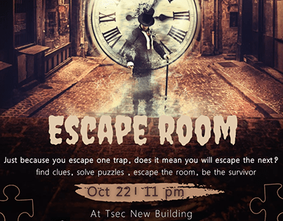 Escape Room Poster Design