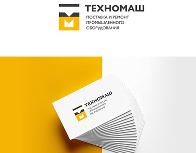 Логотип для компании "ТЕХНОМАШ"