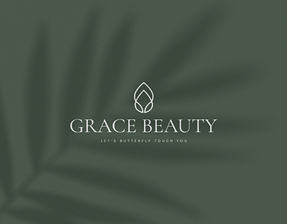 Grace Beauty - Beauty Salon Logo - Brand Identity