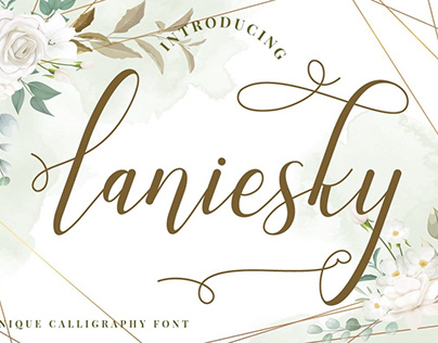 Free Calligraphy Font - Laniesky