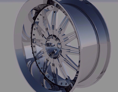 CAD wheel design - Callum T 2010