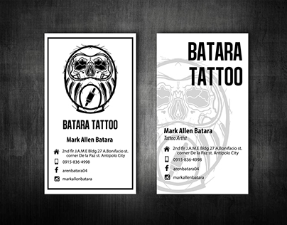 Batara Tattoo
Business Card Study