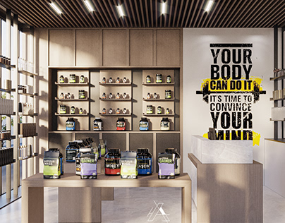 Sports nutritional supplements store
